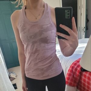 Athleta pink camo tank